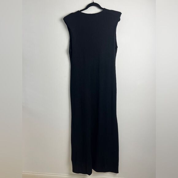 NEW J. Crew Women's Black Spring Street Featherweight Cashmere Sweater-Dress L - Picture 4 of 11